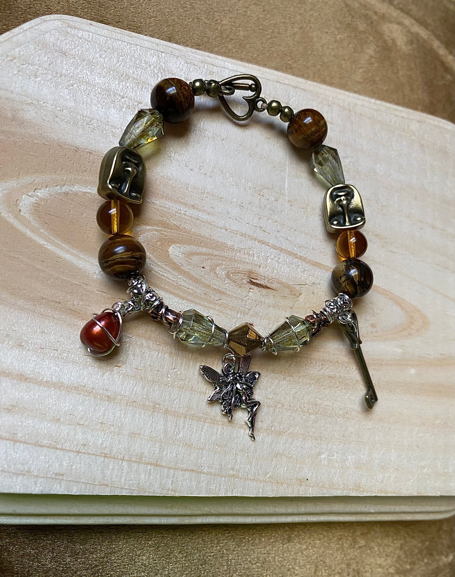 Vintage Fairy W/ Freshwater Pearl