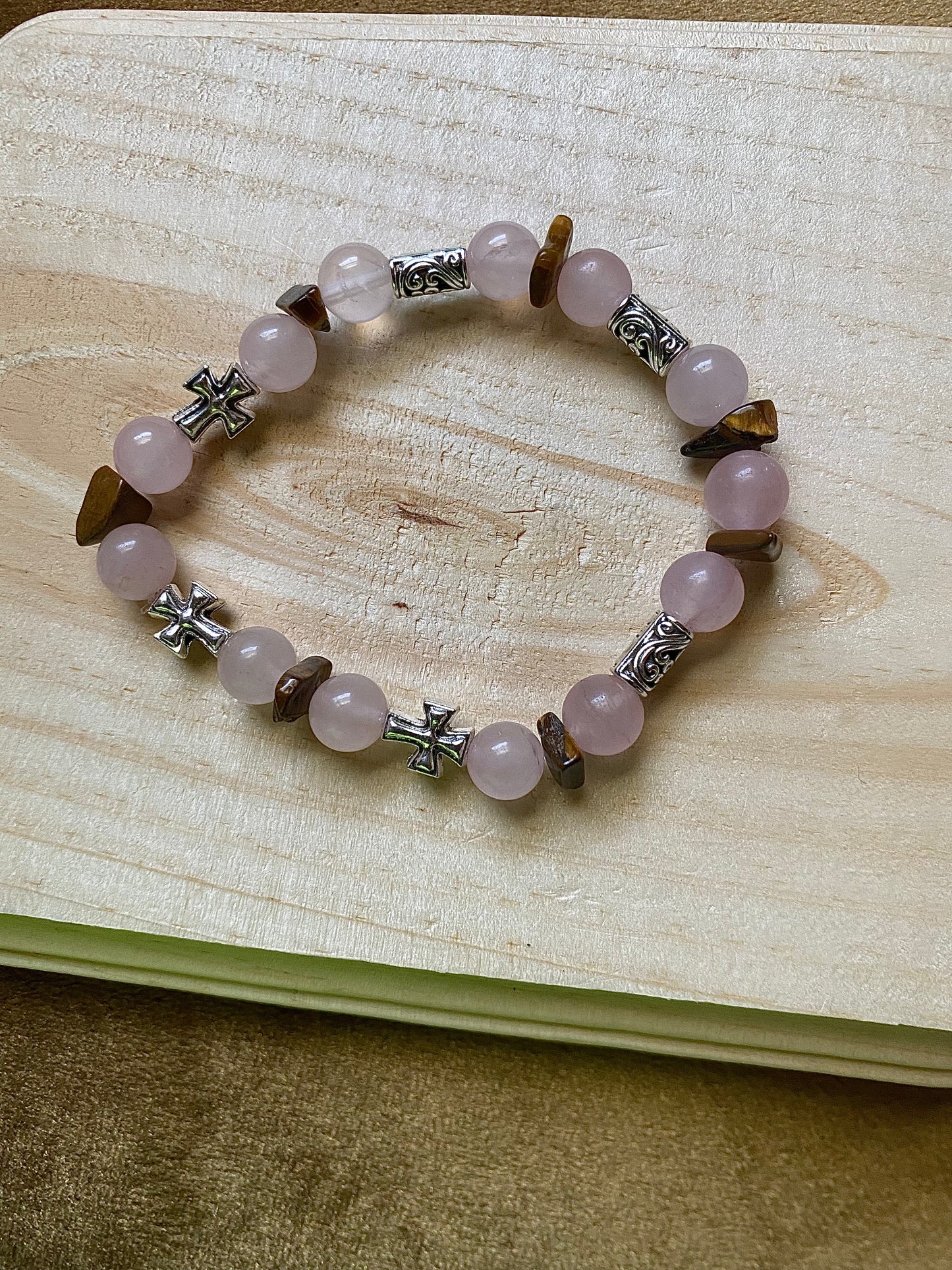 Tiger Eye X Rose Quartz