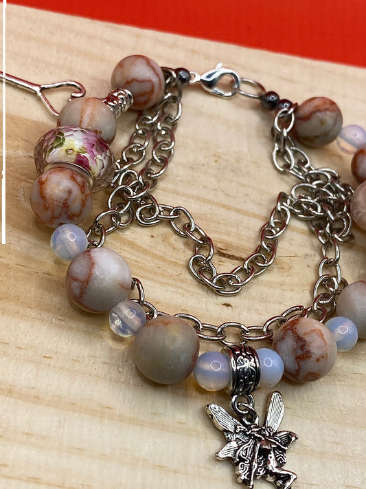 Pink Fairy W Double Chain