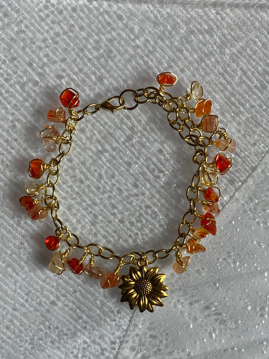 Carnelian Anklet 2