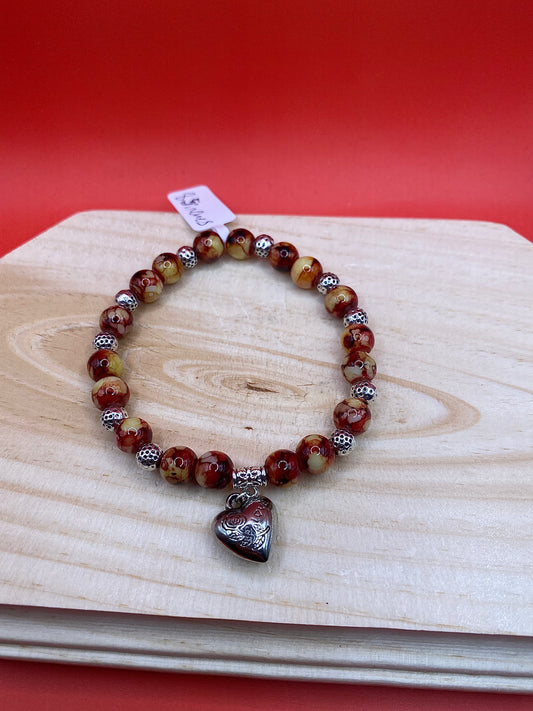 Metallic Cheesecake Heart