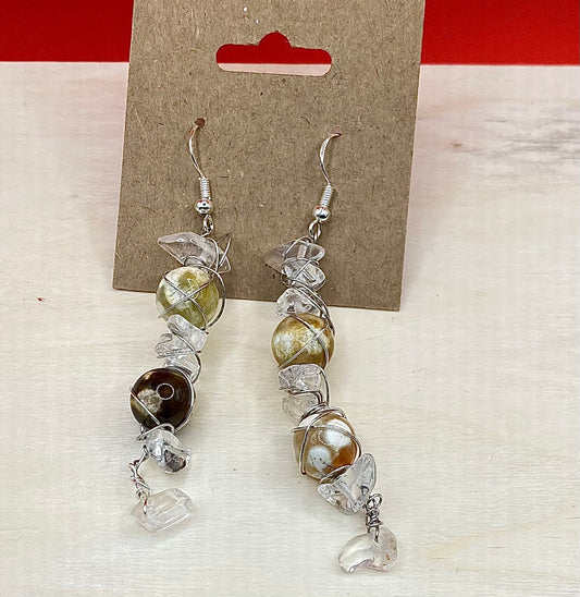 Wire Wrapped Earrings