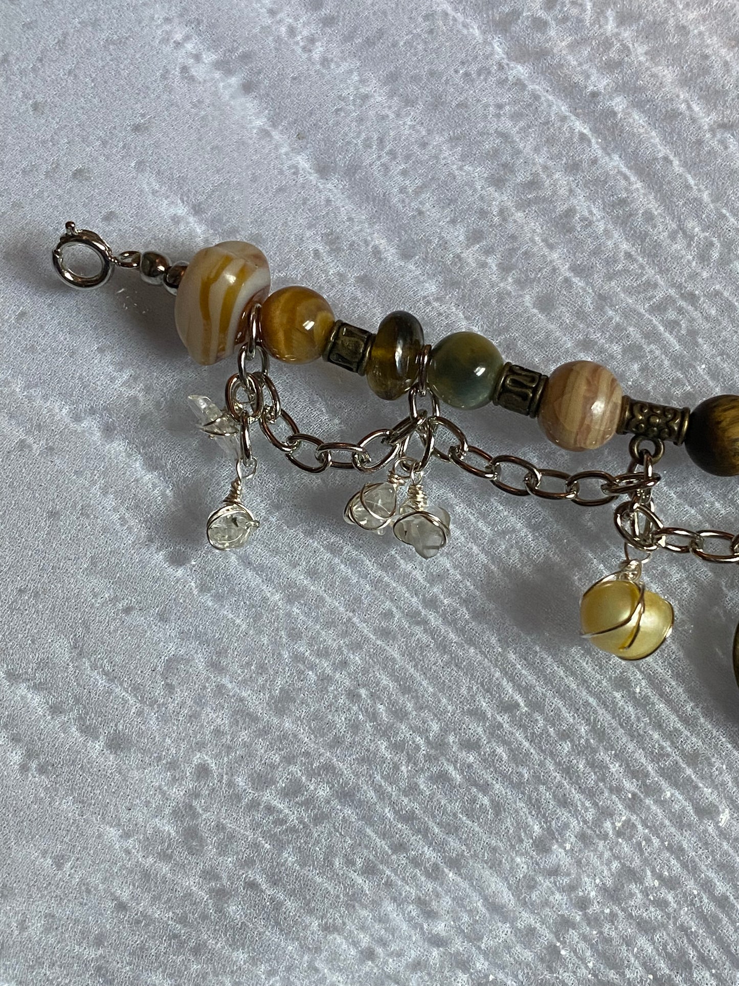 Peace & Pearls W/ Gemstones