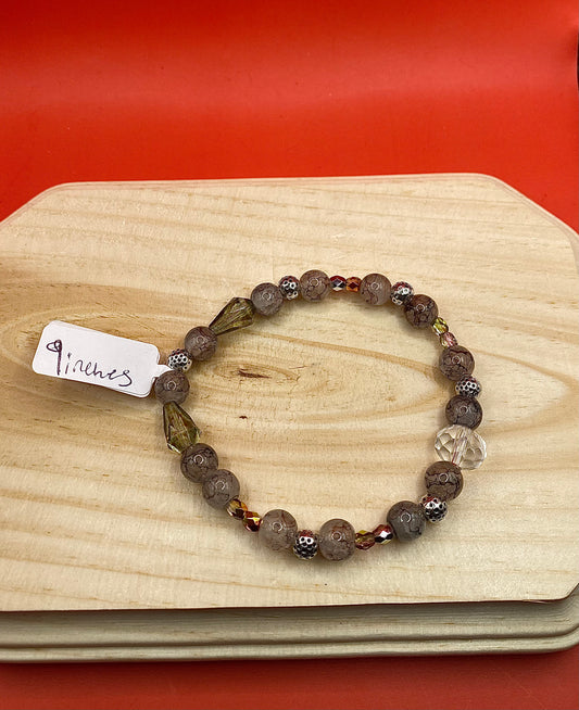 Green X Grey Crackle