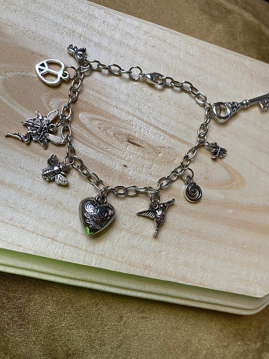 Silver Charm Bracelet