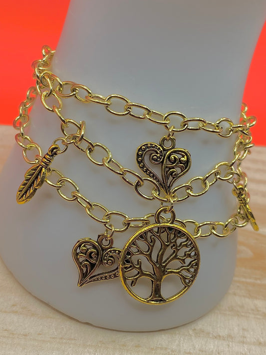 Golden charm Bracelet