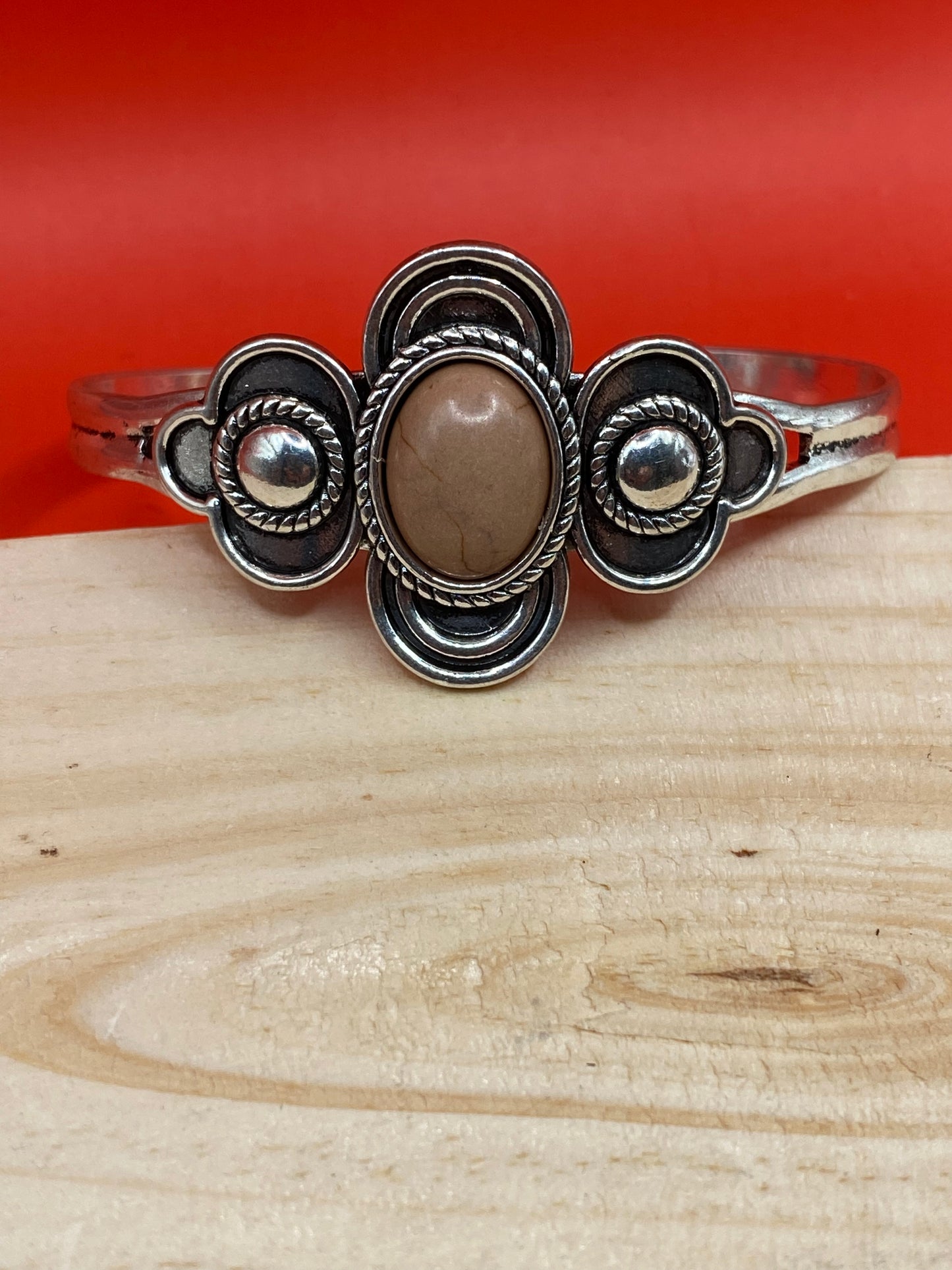 Brown Stone Cuff