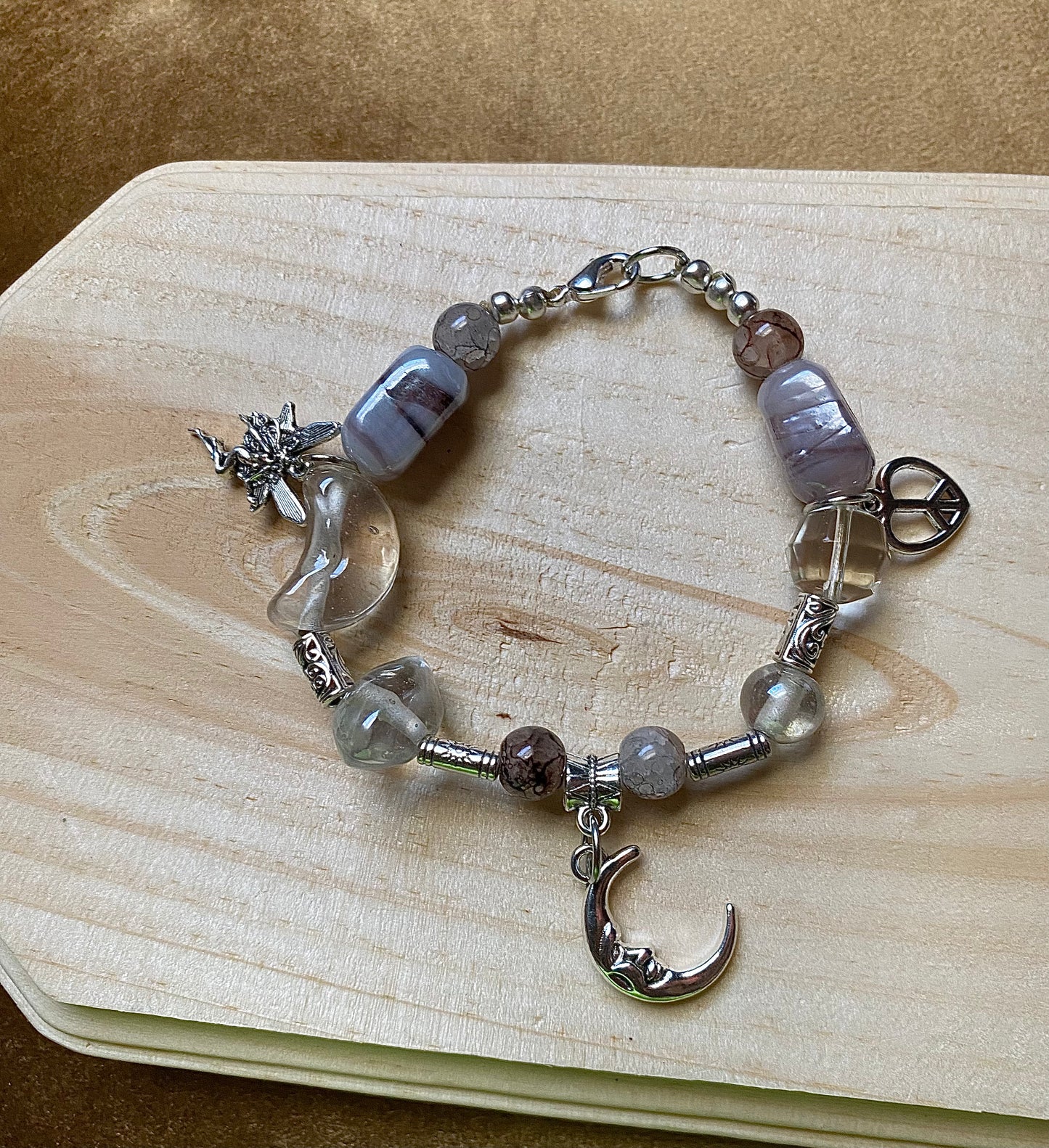 Clear Charm Bracelet