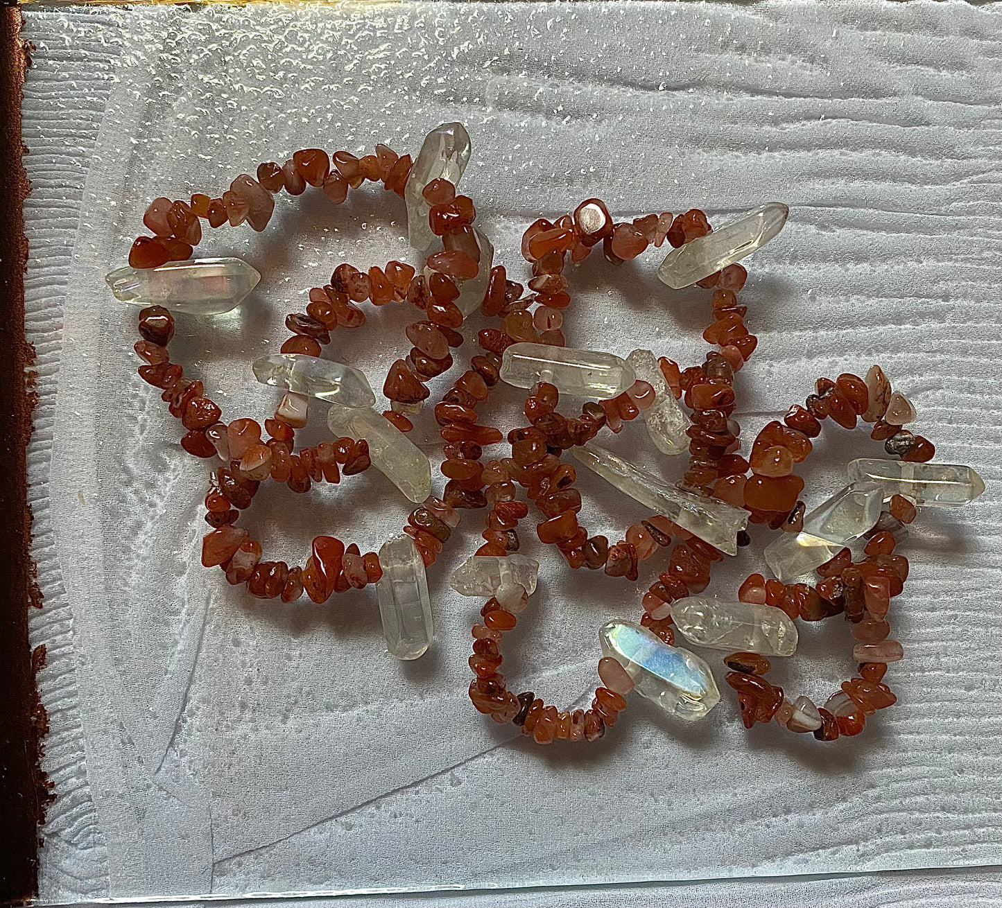 Carnelian W/Crystals
