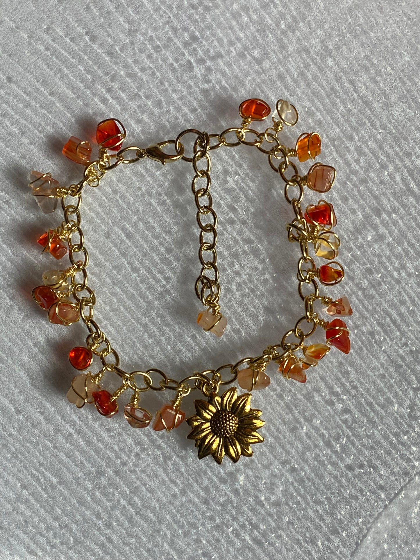 Carnelian Anklet 2