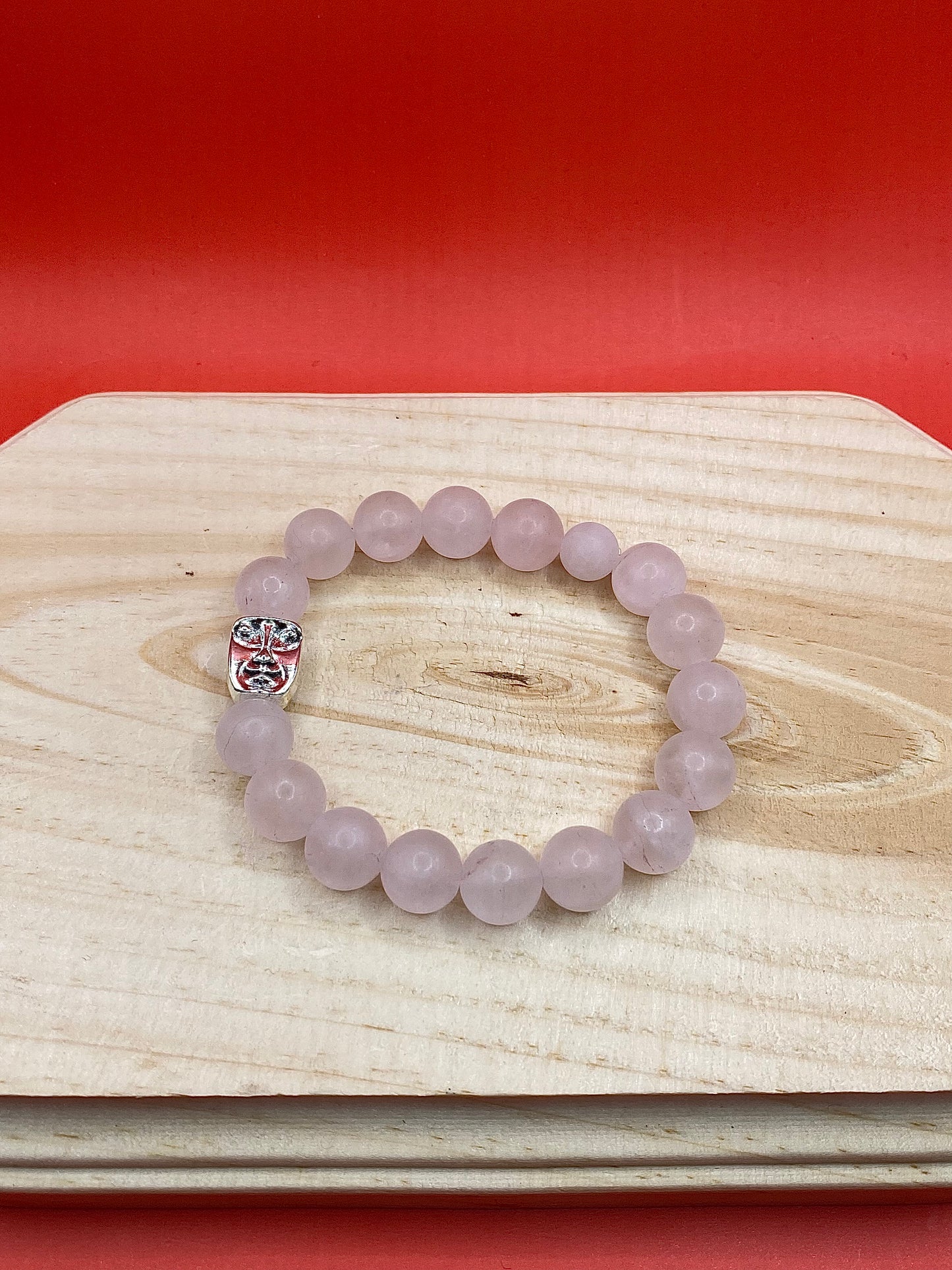 Frosty Rose Quartz Face