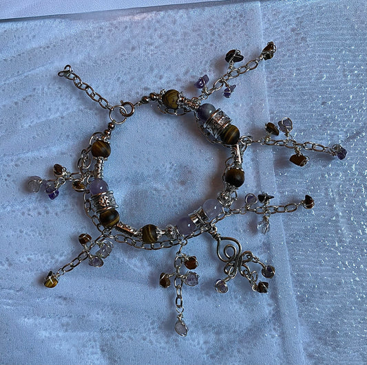 Tiger Eye X Amethyst