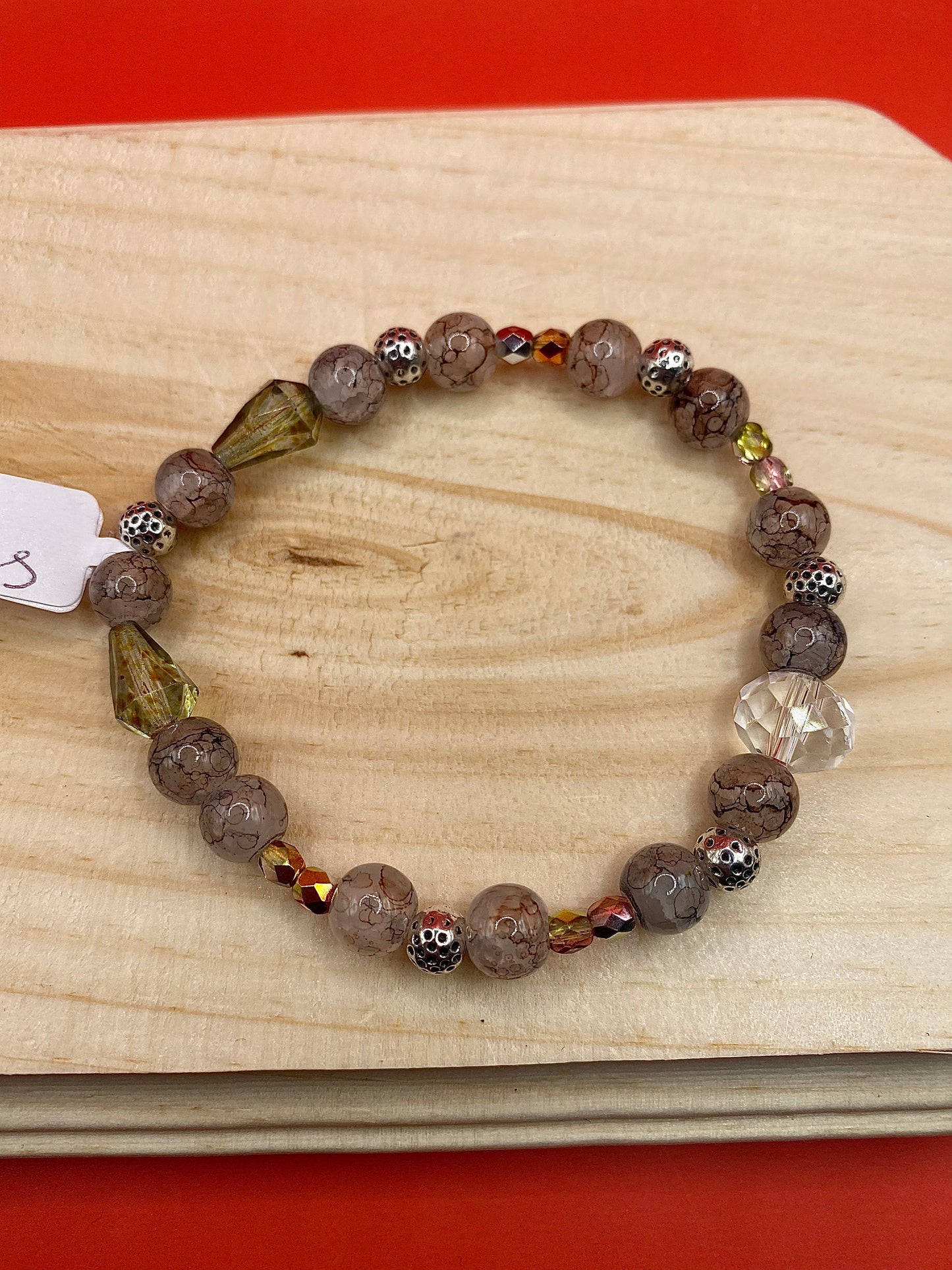 Green X Grey Crackle