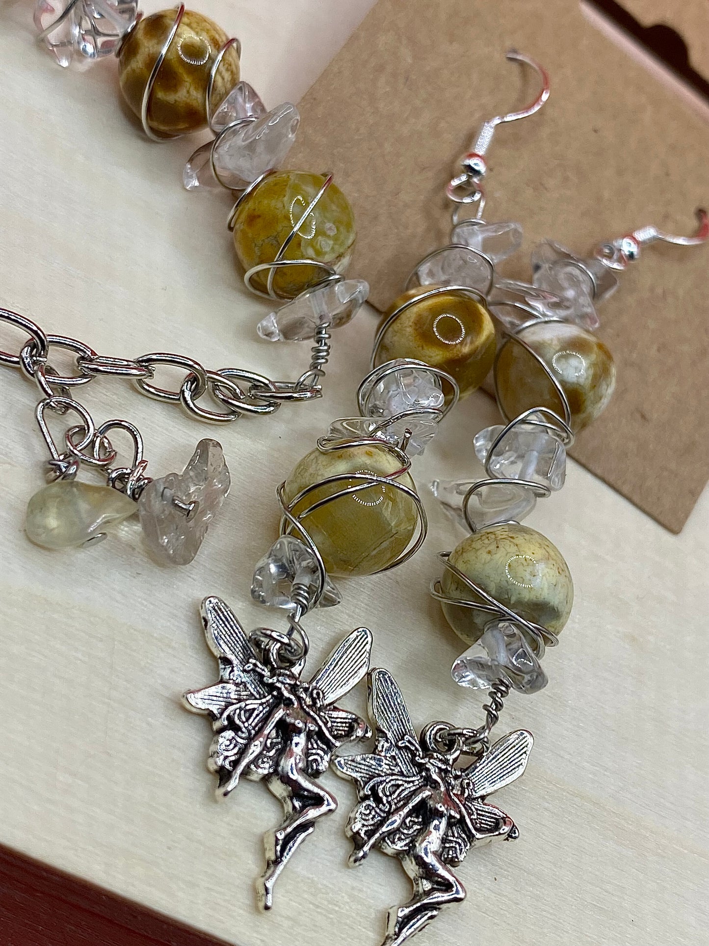 Fairy Bracelet x Earrings Set 🧚🏾