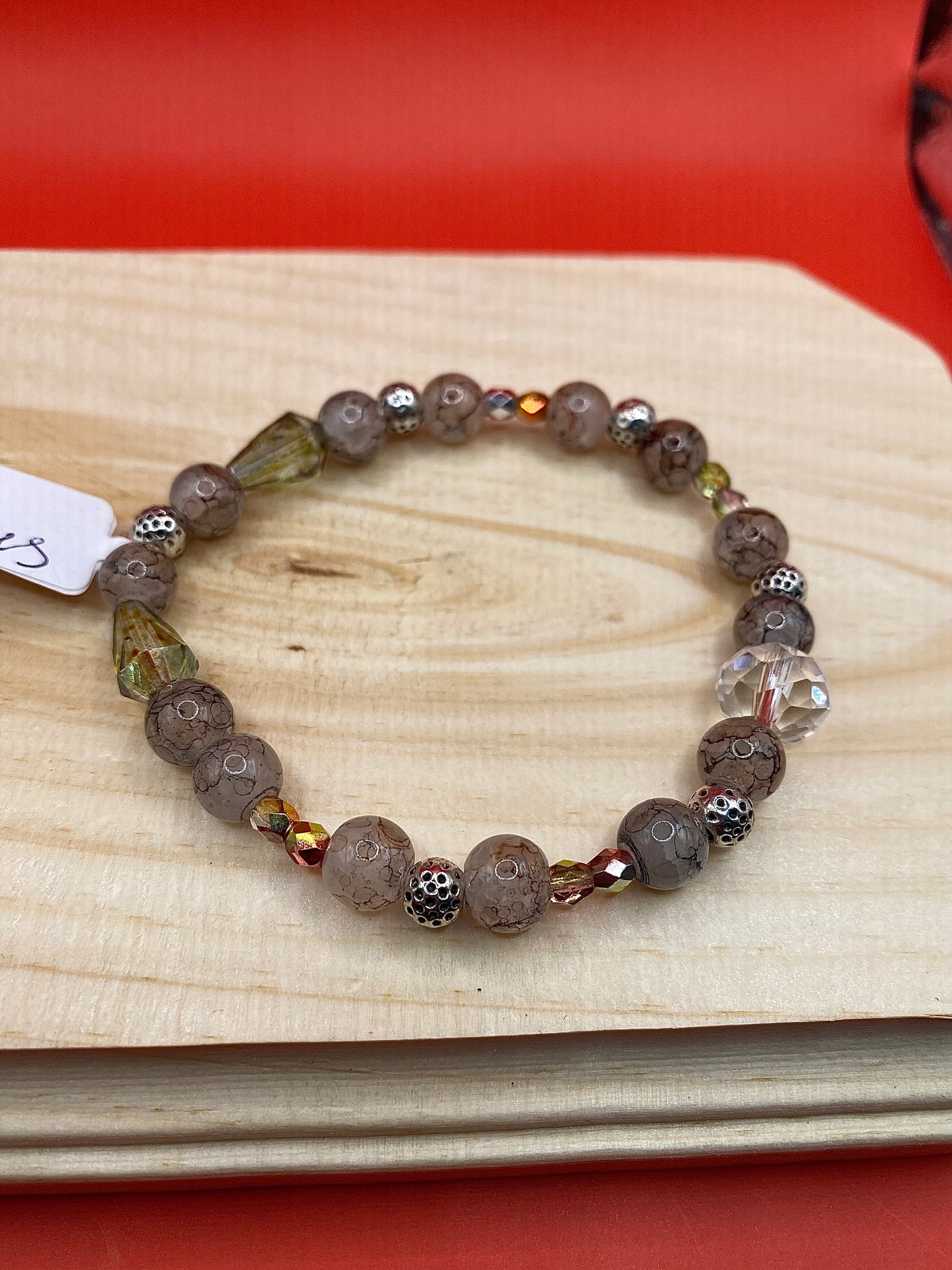 Green X Grey Crackle