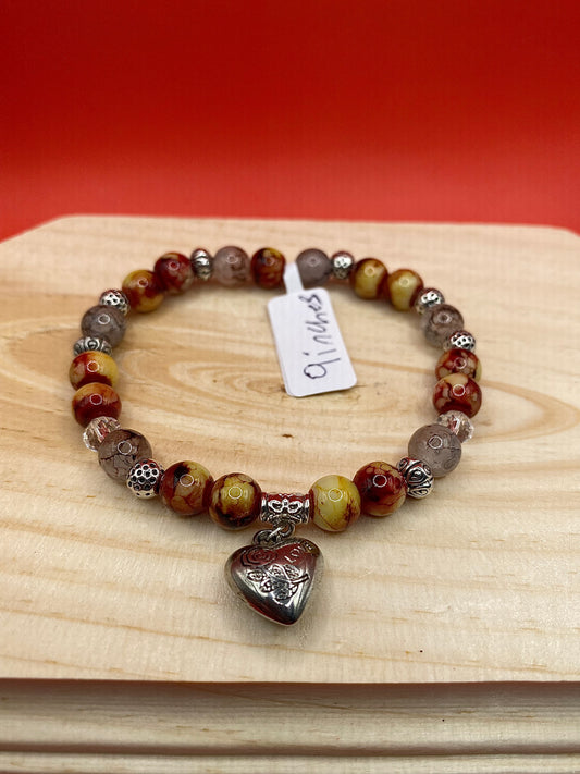 Cheesecake Heart x Grey Crackle