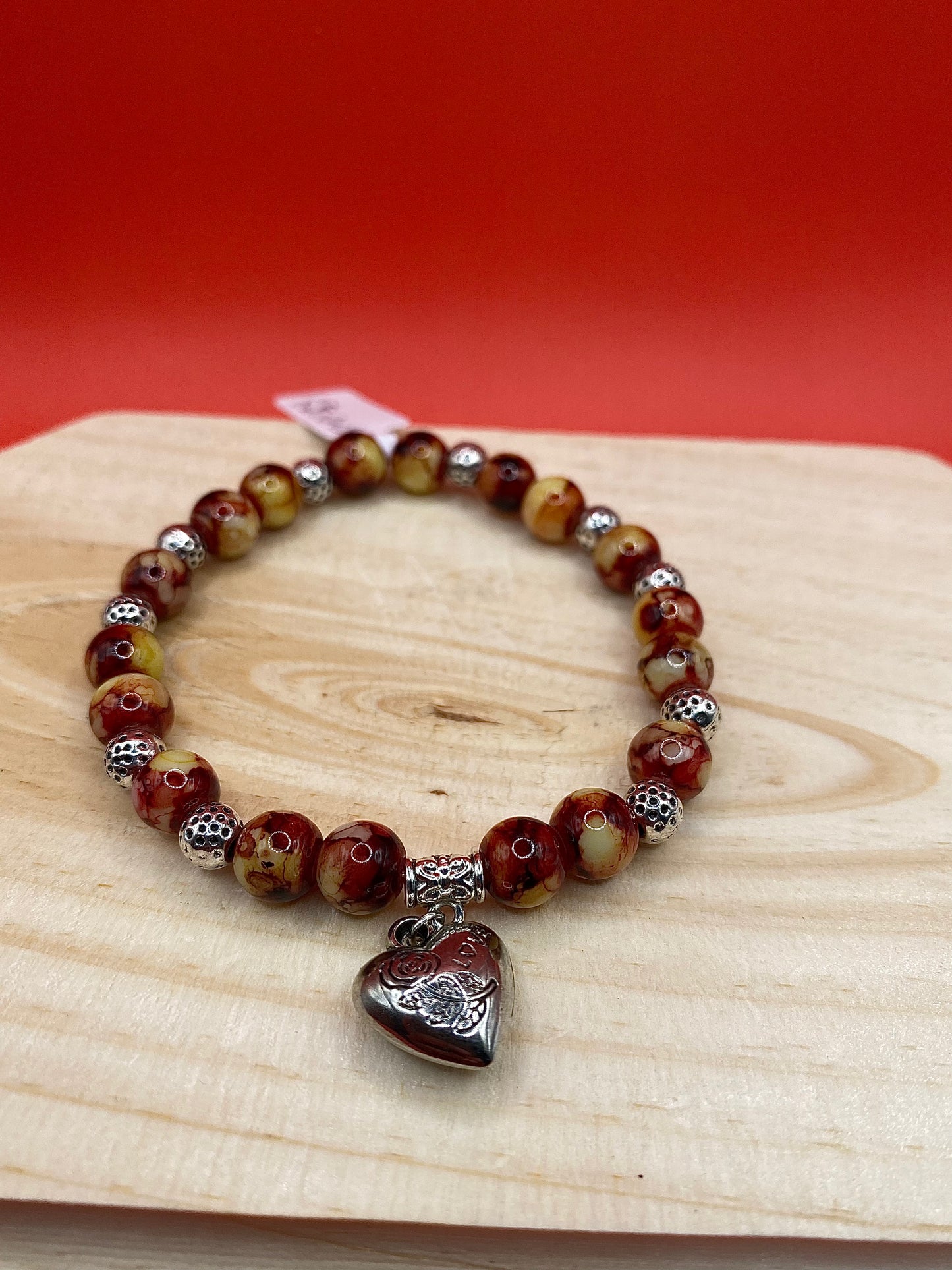 Metallic Cheesecake Heart