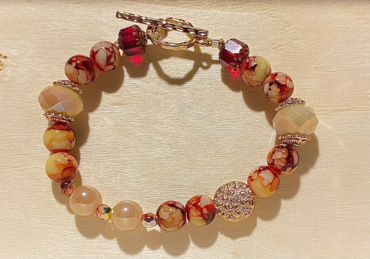 Golden Red Bracelet